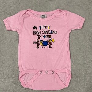 My First New Orleans T-Shirt Onesie Size 12 Months